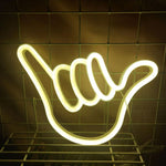 Peace Sign Neon Wall Sign