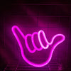 Peace Sign Neon Wall Sign