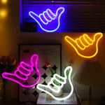 Peace Sign Neon Wall Sign
