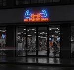 Dumbbell Neon Wall Sign