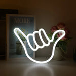 Peace Sign Neon Wall Sign