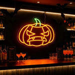 Halloween Pumpkin Neon Sign