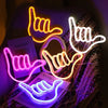Peace Sign Neon Wall Sign