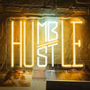Humble Hustle Neon Wall Sign