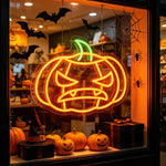 Halloween Pumpkin Neon Sign