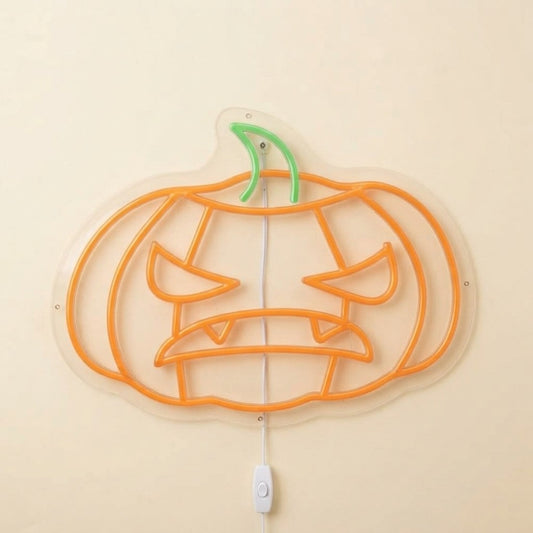 Halloween Pumpkin Neon Sign