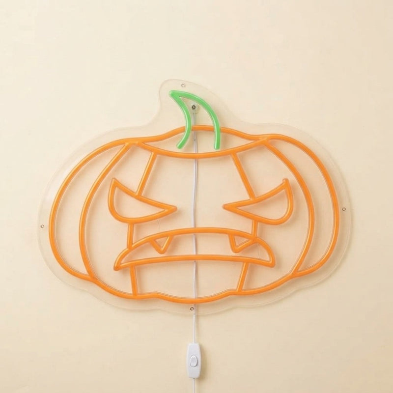 Halloween Pumpkin Neon Sign