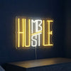 Humble Hustle Neon Wall Sign