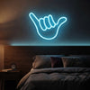 Peace Sign Neon Wall Sign