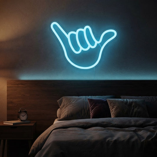 Peace Sign Neon Wall Sign