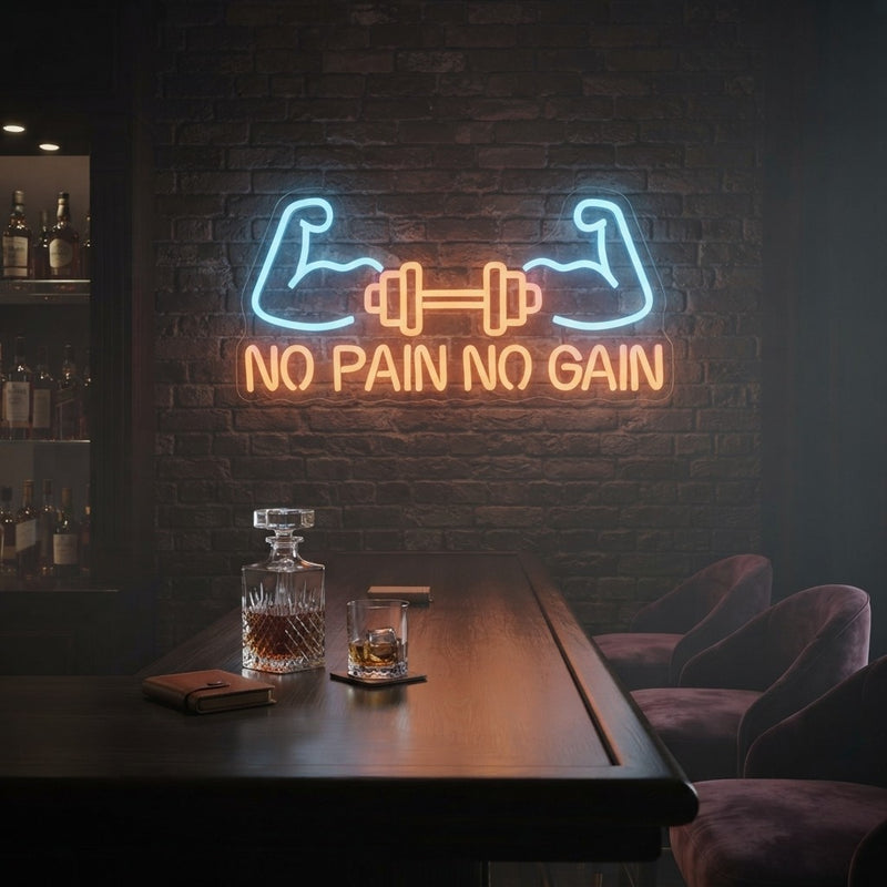 Dumbbell Neon Wall Sign